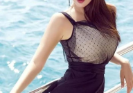 王李丹妮海边写真,浪漫演绎夏日风情